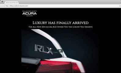 Acura RLX rollout